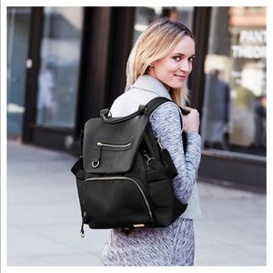 Black Diaper Backpack